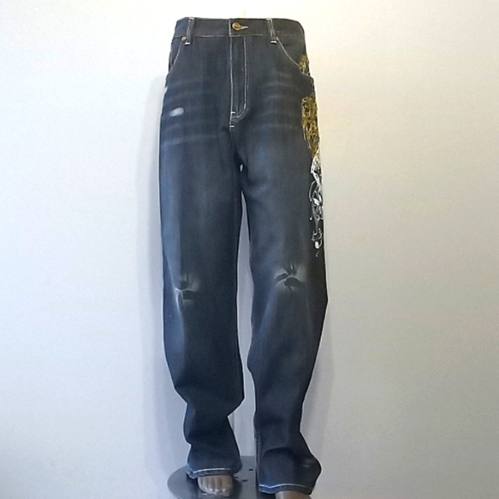 Rare 8732 Designer 1pc Men's Light Indigo Denim by 8732